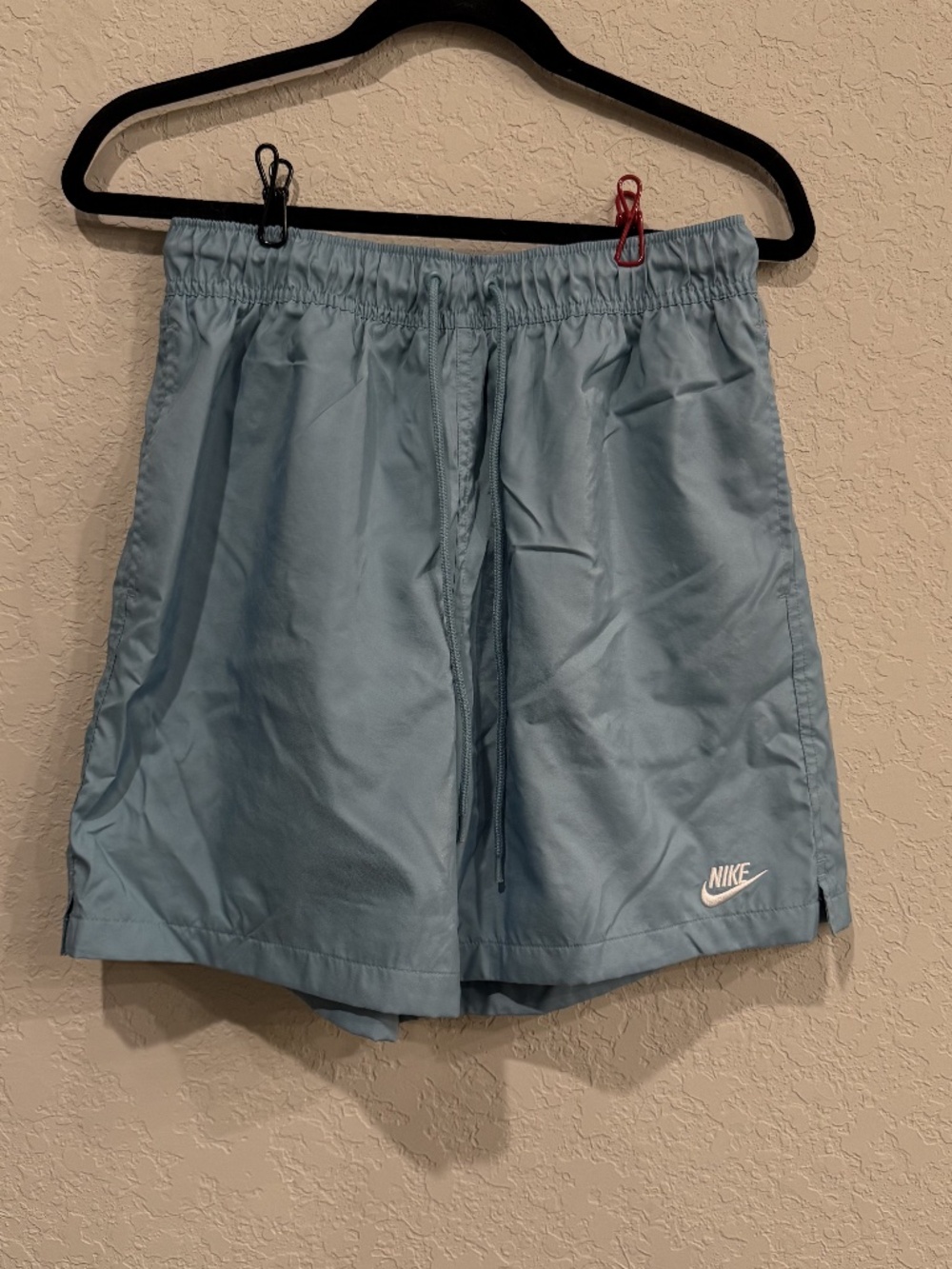 Men's Nike Light Blue Lined Athletic Shorts Size S